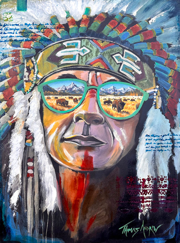 Reflections series / Indian Warrior