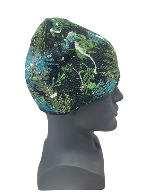 Splattered Beanie 0526 / Free Shipping