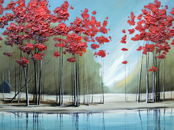 "Red Trees #1" print by Thomas Andrew - ThomasAndrewArtwork