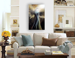 "A Comforting Light" (Angels series) - Signed print by Thomas Andrew - ThomasAndrewArtwork