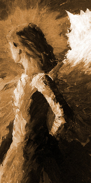 "Angel of Strength" sepia / print by Thomas Andrew - ThomasAndrewArtwork