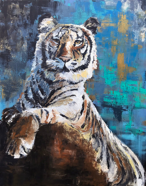 "We are Ready" (Tiger series) - Signed print by Thomas Andrew - ThomasAndrewArtwork