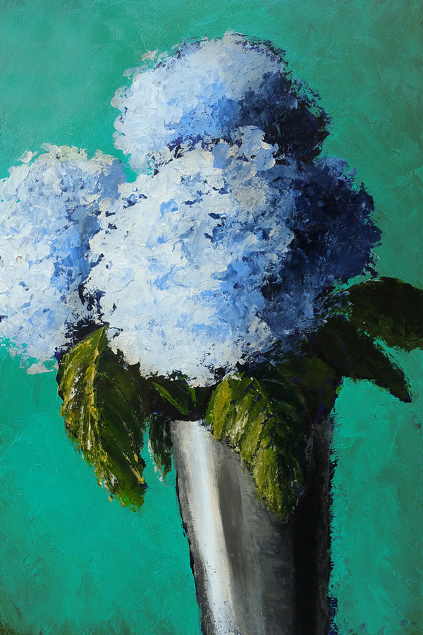 "Blue Hydrangeas" print by Thomas Andrew - ThomasAndrewArtwork