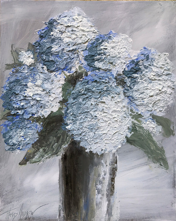 "Blue Hydrangea #1" print by Thomas Andrew - ThomasAndrewArtwork