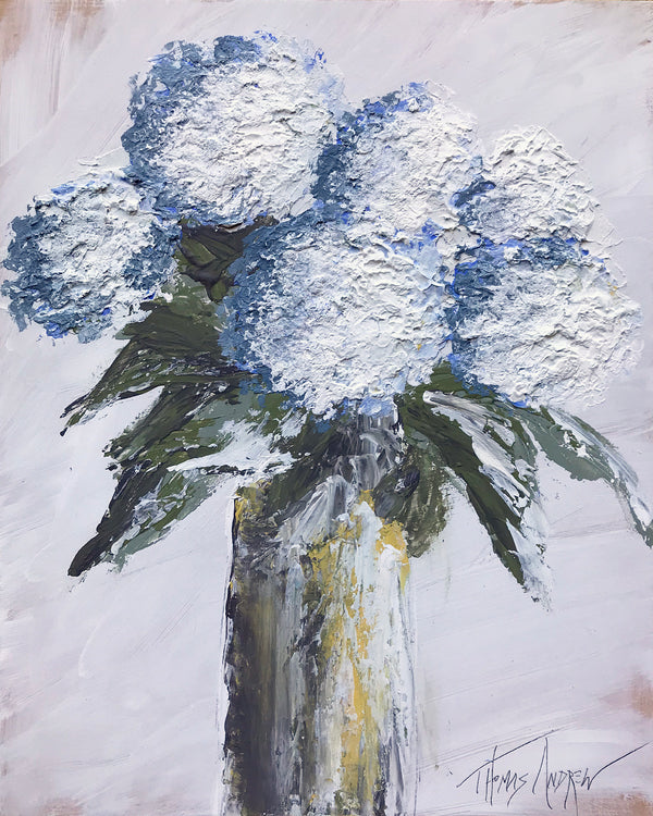 "Blue Hydrangea #2" print by Thomas Andrew - ThomasAndrewArtwork