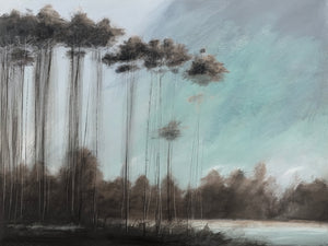 "Blue Serenity" Desat / print by Thomas Andrew - ThomasAndrewArtwork