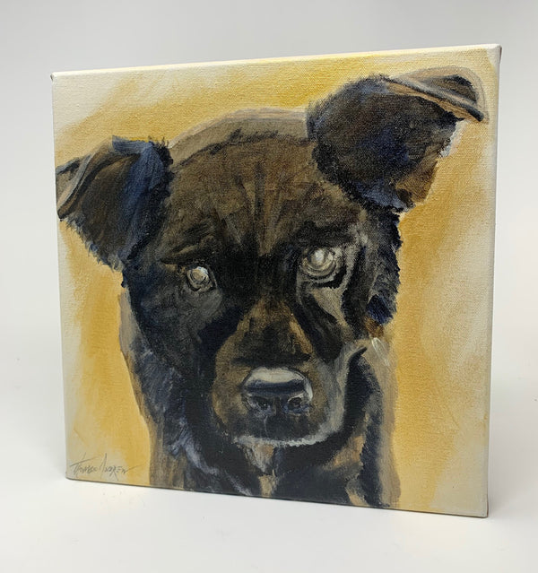 Hand-Painted Pet Portrait Commission / Free Shipping!