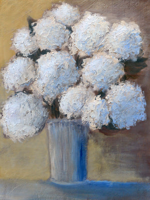 "Hydrangeas Design 08" print by Thomas Andrew - Thomasandrewartwork