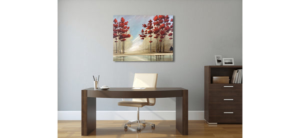 "Autumn's Crimsons" - Maples by the Marsh Series