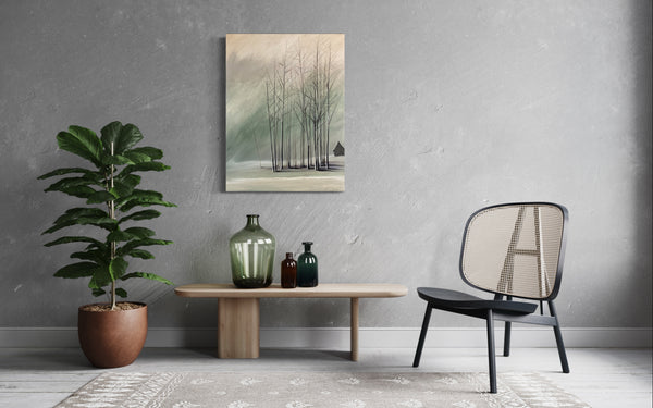 "Juniper Trees in Sage" - Naked Trees Series