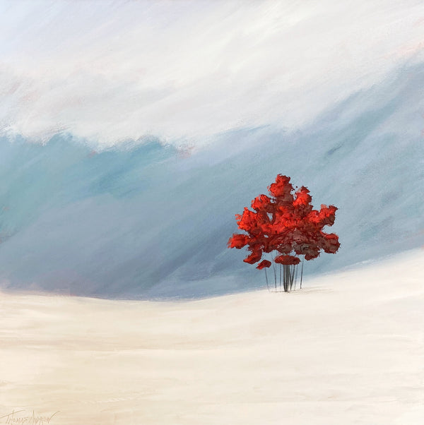 "Misty Haze" - Red Trees Series