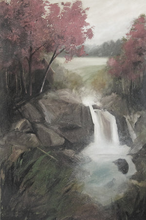 "Our Waterfall" Desat / print by Thomas Andrew - ThomasAndrewArtwork