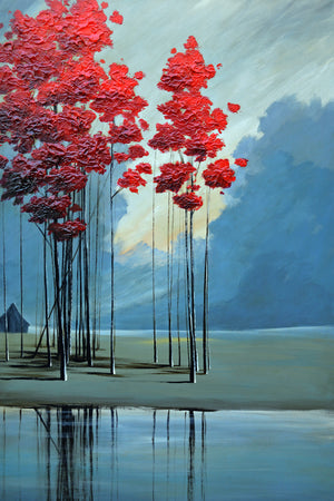 "Red Trees #4" print by Thomas Andrew - ThomasAndrewArtwork