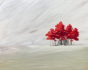 "Red Cluster" series #4 / print by Thomas Andrew - ThomasAndrewArtwork