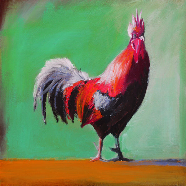 "Funky Rooster" #3 / print by Thomas Andrew - Thomasandrewartwork