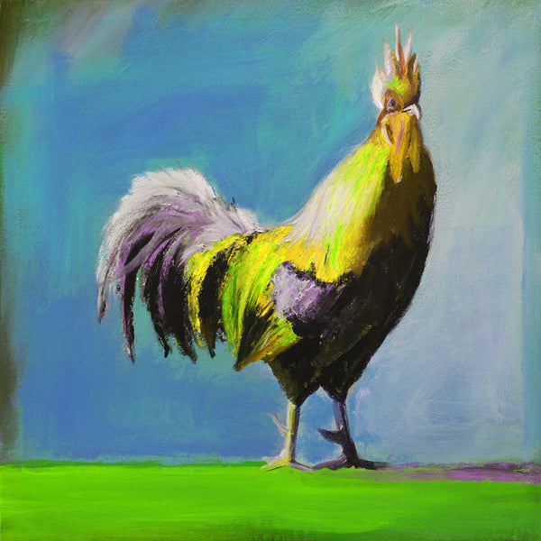 "Funky Rooster" #2 / print by Thomas Andrew - Thomasandrewartwork