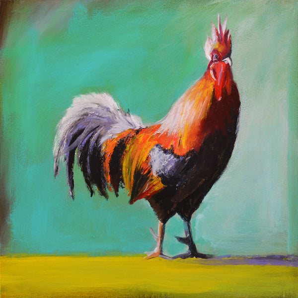 "Funky Rooster" #1 / print by Thomas Andrew - Thomasandrewartwork