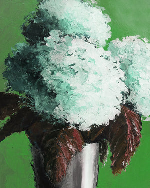 "Teal Hydrangea" print by Thomas Andrew - ThomasAndrewArtwork