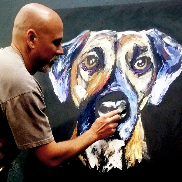Hand-Painted Pet Portrait Commission / Free Shipping!