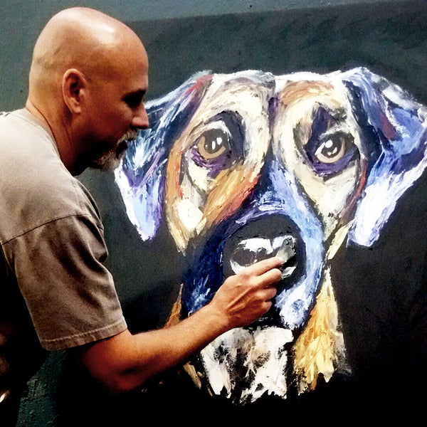 Hand-Painted Pet Portrait Commission